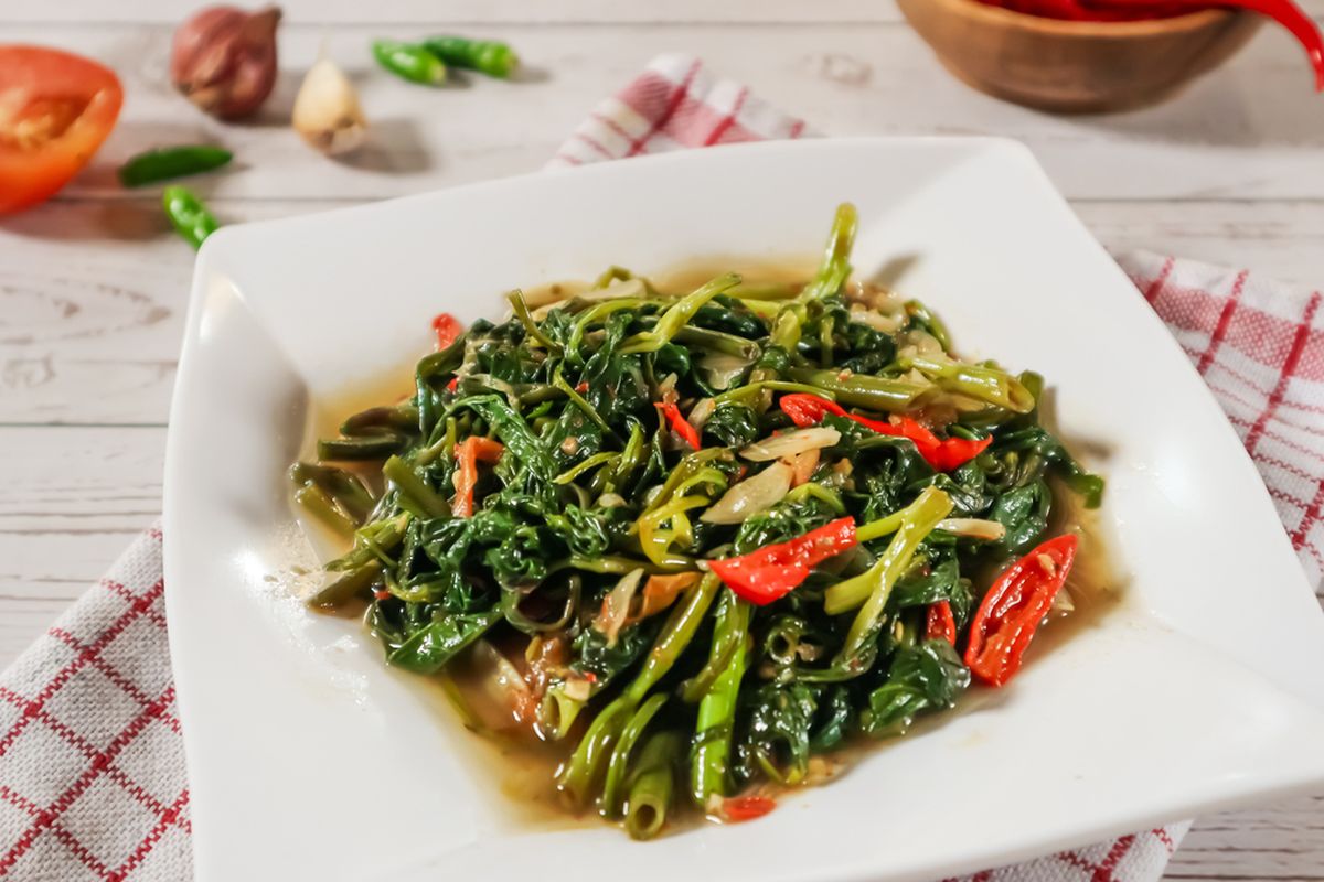 Resep Tumis Kangkung Pedas Manis