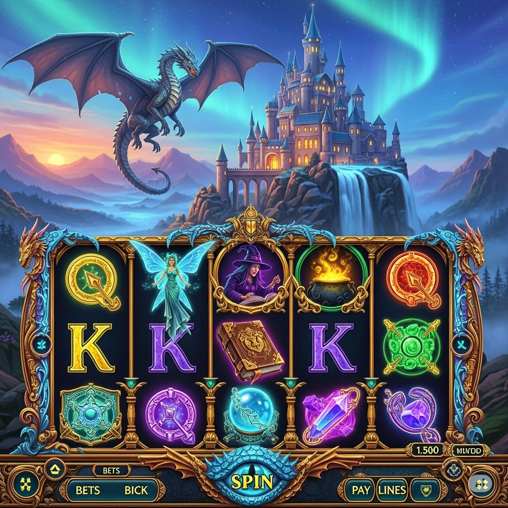 Slot bertema fantasi dengan fitur menarik